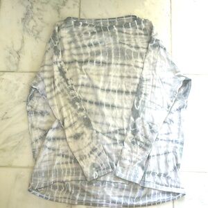 Lululemon long sleeve tie dye boat neck